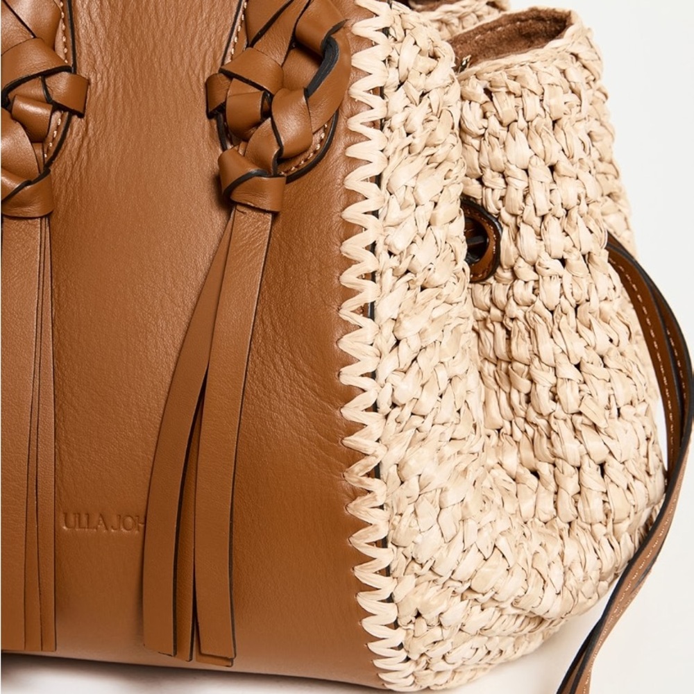ULLA JOHNSON Rafia Handbag - Picture 4 of 12